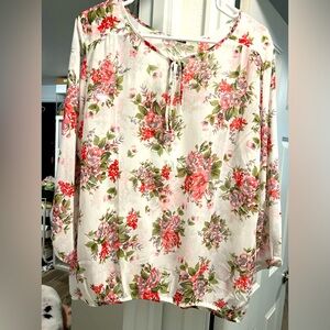 Venus long sleeve Flower blouse